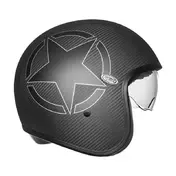 Premier Vintage Star Carbon Bm 22.06 Мотошлем Черный