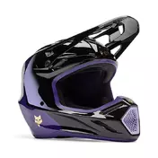 Fox V3 Drip Мотошлем Black Purple Фиолетовый