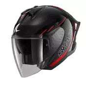 Shark Skwal Jet Cup Speed Tech Мотошлем Black Red Красный