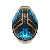 Nexx X.r3r Swirl Мотошлем Sky Blue Синий