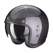 Scorpion Belfast Evo Carbon Solid Мотошлем Black Черный
