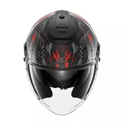 Shark Rs Jet Carbon Shaytan Mat Мотошлем Red Красный