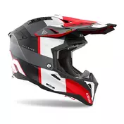 Airoh Aviator 3 Monarch Мотошлем Grey Red Matt Серый