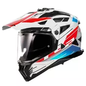 Ls2 Mx702 Pioneer 2 Namib Мотошлем White Blue Red Синий