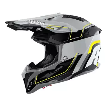Airoh Aviator 3 Leader Мотошлем Yellow Glossy Желтый
