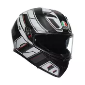 Agv K3 E2206 Rivia Мотошлем Black White Matt Белый