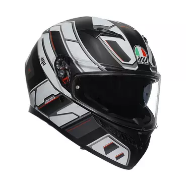 Agv K3 E2206 Rivia Мотошлем Black White Matt Белый