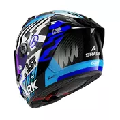 Shark Aeron Speed-fancy Мотошлем Blue Синий