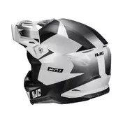 Hjc C50 Slide Мотошлем Black White Matt Белый