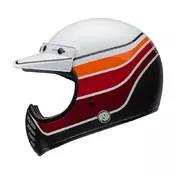 Bell Moto-3 Rsd Saddleback Ece6 Мотошлем White Black Черный