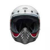 Bell Moto-3 Rsd Saddleback Ece6 Мотошлем White Black Черный