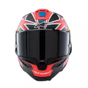 Alpinestars Supertech R10 Miller Replica Мотошлем Matt Красный