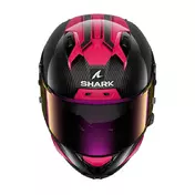 Shark Aeron Carbon Skin Мотошлем Black Pink Розовый