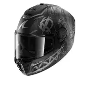 Shark Spartan Rs Carbon Shiever Mat Мотошлем Silver Серый