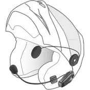 CellularLine U-COM 6R Motorcycle Intercom Couple Kit (Motorcycle/Motorcycle - up to 1km)