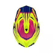 Acerbis Linear 2206 Мотошлем Yellow Purple Желтый