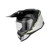 Acerbis Assault Мотошлем Black Yellow Matt Желтый