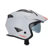 Acerbis Jet Aria 2206 Мотошлем Light Grey Серый