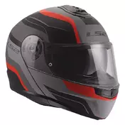 Ls2 Ff908 Strobe 2 Monza Мотошлем Grey Red Matt Красный