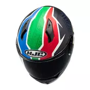 Hjc C10 Bb33 Мотошлем Green Red Зеленый
