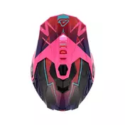 Acerbis Airstrike-x Мотошлем Black Pink Фиолетовый