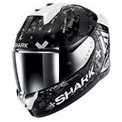 Shark Skwal I3 Hellcat Мотошлем Black Chrome Silver Серый