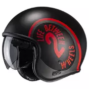 Hjc V30 Harvey Мотошлем Black Red Красный