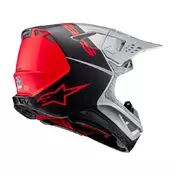 Alpinestars Supertech M10 2206 Flood Мотошлем Orange Серый