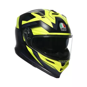 Agv K7 E2206 Kyber Мотошлем Black Yellow Fluo Желтый