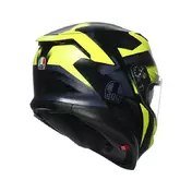 Agv K7 E2206 Kyber Мотошлем Black Yellow Fluo Желтый