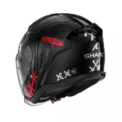 Shark Skwal Jet Shiever Мотошлем Black Red Красный