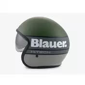 Blauer Pilot 4.0 Мотошлем Green Grey Зеленый
