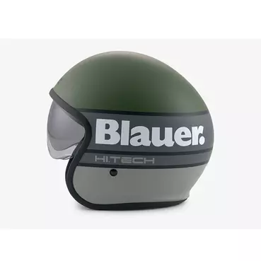 Blauer Pilot 4.0 Мотошлем Green Grey Зеленый