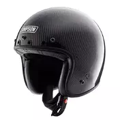 Simpson Chopper Carbon Мотошлем Black Gloss Черный