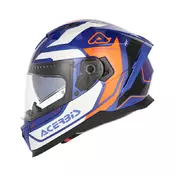 Acerbis X-way Graphic Мотошлем Orange Blue Оранжевый
