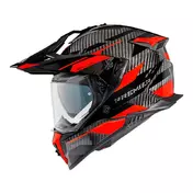 Premier Discovery Carbon Ea 2 Мотошлем Red Красный