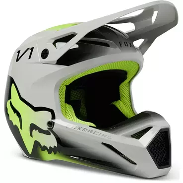 Fox Youth V1 Toxsyk Мотошлем Steel Grey Серый