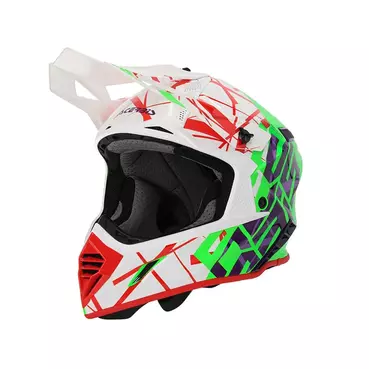 Acerbis X-track 2206 Мотошлем Green White Зеленый