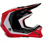 Fox V1 Nitro Мотошлем Red Fluo Красный
