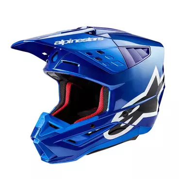 Alpinestars Sm5 2206 Corp Мотошлем Blue Синий