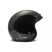 Dmd Jet Retro Glitter Мотошлем Black Черный