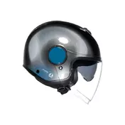 Agv Eteres E2206 Levanto Мотошлем Black Silver Blue Синий