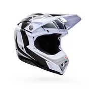 Bell Moto-10 Spherical Grid Мотошлем White Black Белый
