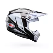 Bell Moto-10 Spherical Grid Мотошлем White Black Белый