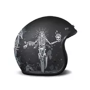 Dmd Jet Retro Ghost Rider Мотошлем Matt Черный