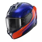 Shark Skwal I3 Mekarium Мотошлем Orange Blue Синий