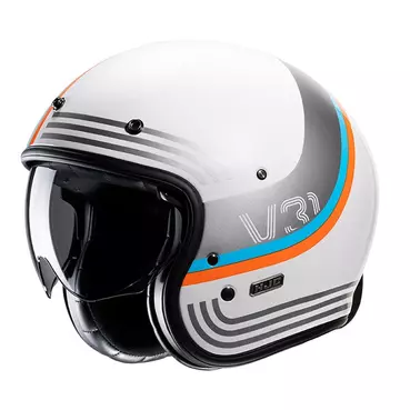 Hjc V31 Byron Мотошлем Blue Orange Оранжевый