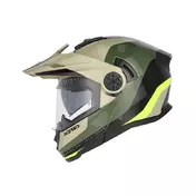 Acerbis Rider Modular Мотошлем Green Brown Зеленый