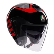 Agv Irides E2206 Valenza Мотошлем Grey Black Red Красный