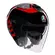 Agv Irides E2206 Valenza Мотошлем Grey Black Red Красный